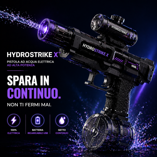 HydroStrike X™ | Pistola ad Acqua Elettrica ad Alta Potenza